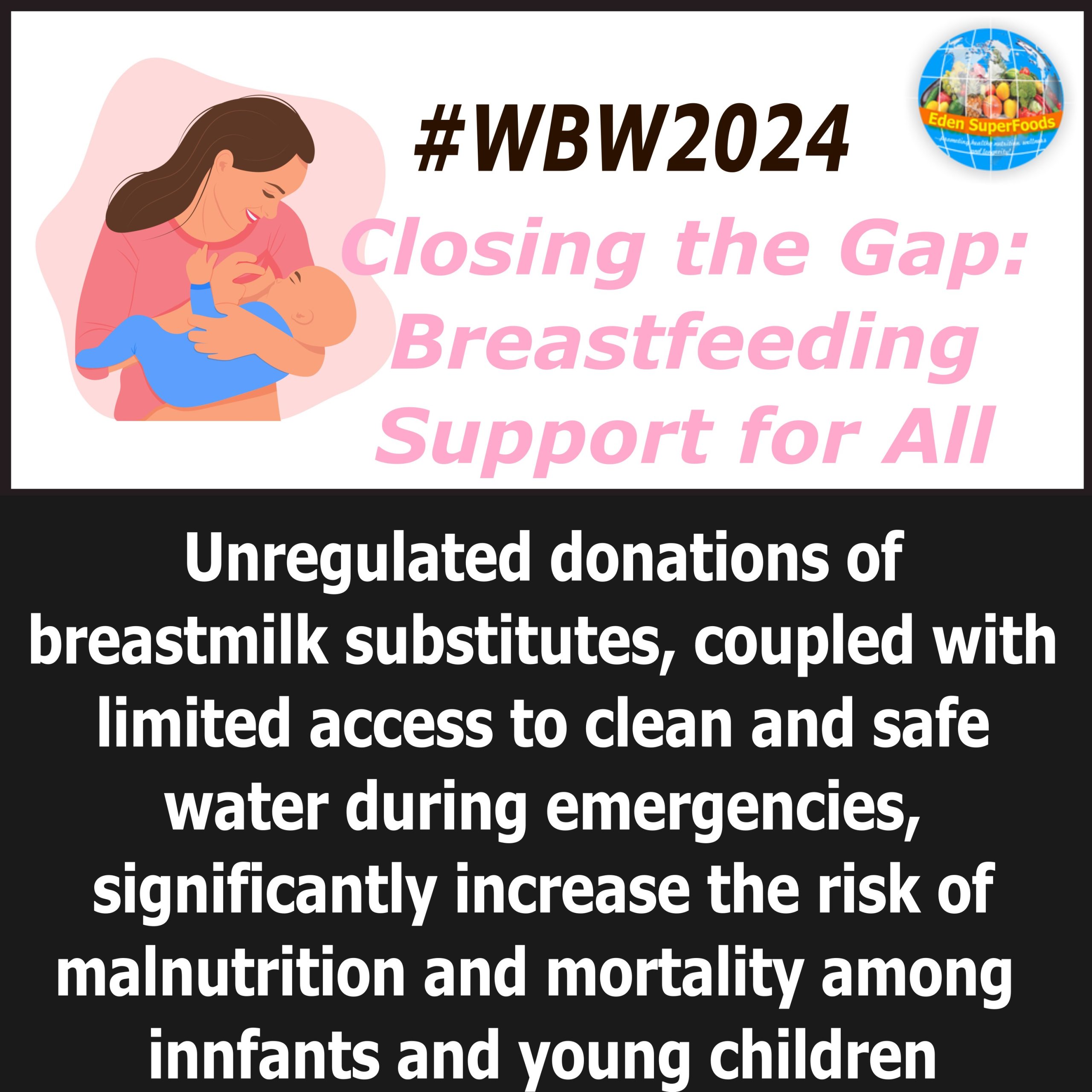 The Hidden Dangers of Unregulated Donations of Breast Milk Substitutes. #wbw2024 Day 2